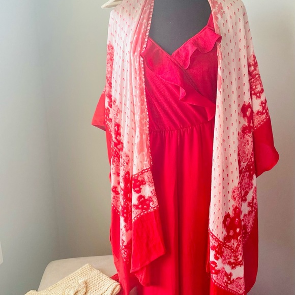 As U Wish Red ruffled jumpsuit/jumper - Picture 4 of 4